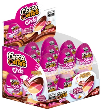 AUDAZ CHOCOOVITOS GIRLS DP 18X22G